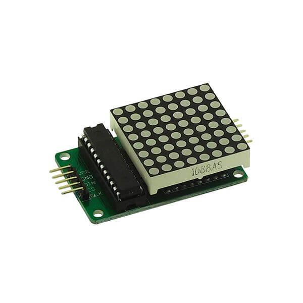 Module D'affichage LED 4-en-1 8x8 Points - Compatible Arduino - Vert - Pour Projets électroniques Et Microcontrôleurs