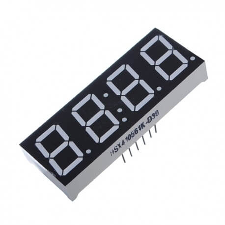 Using a 4×7 segment display with Arduino