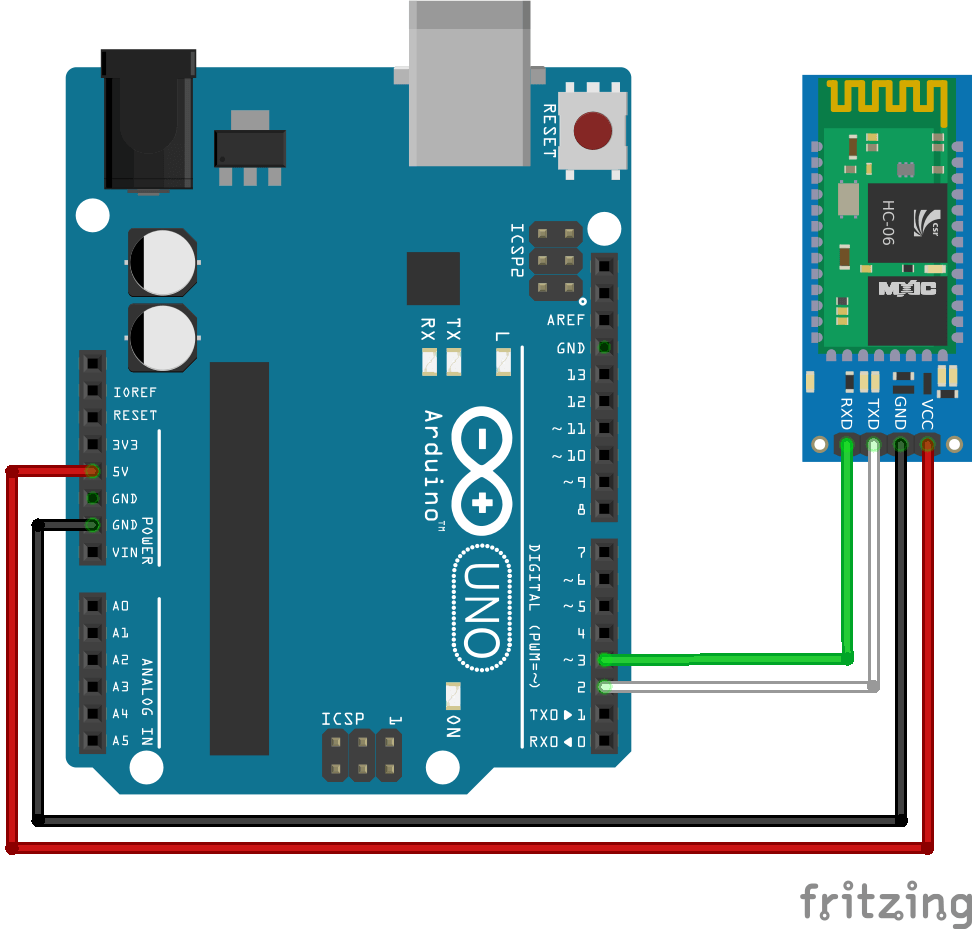 slå Metal linje stun Arduino and Bluetooth module HC-06 • AranaCorp