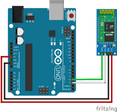 arduino and hc06