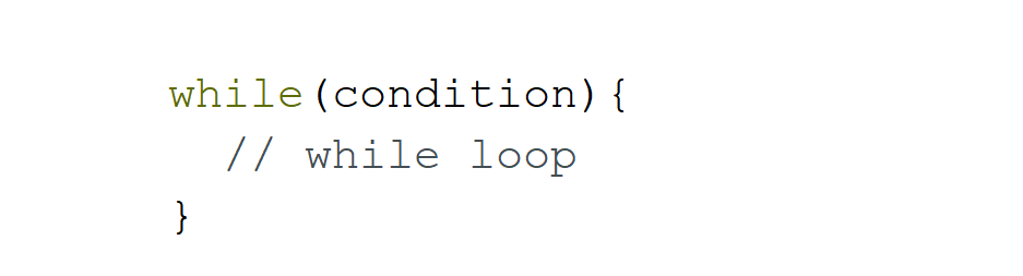 Summary on instruction while in C