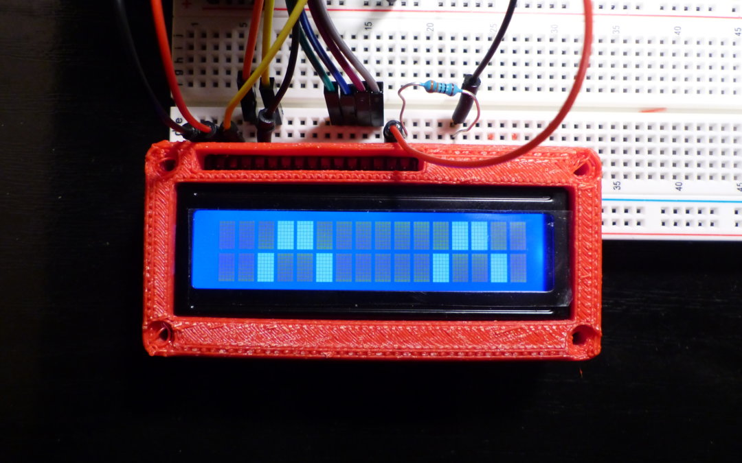 Make your robot interactive with an LCD16x2 screen