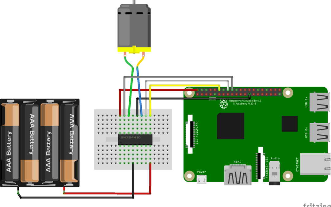 Controlar um motor CC com o Raspberry Pi