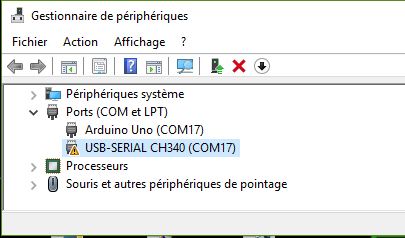 device-manager-usb Programar um NodeMCU ESP8266 com a do IDE Arduino