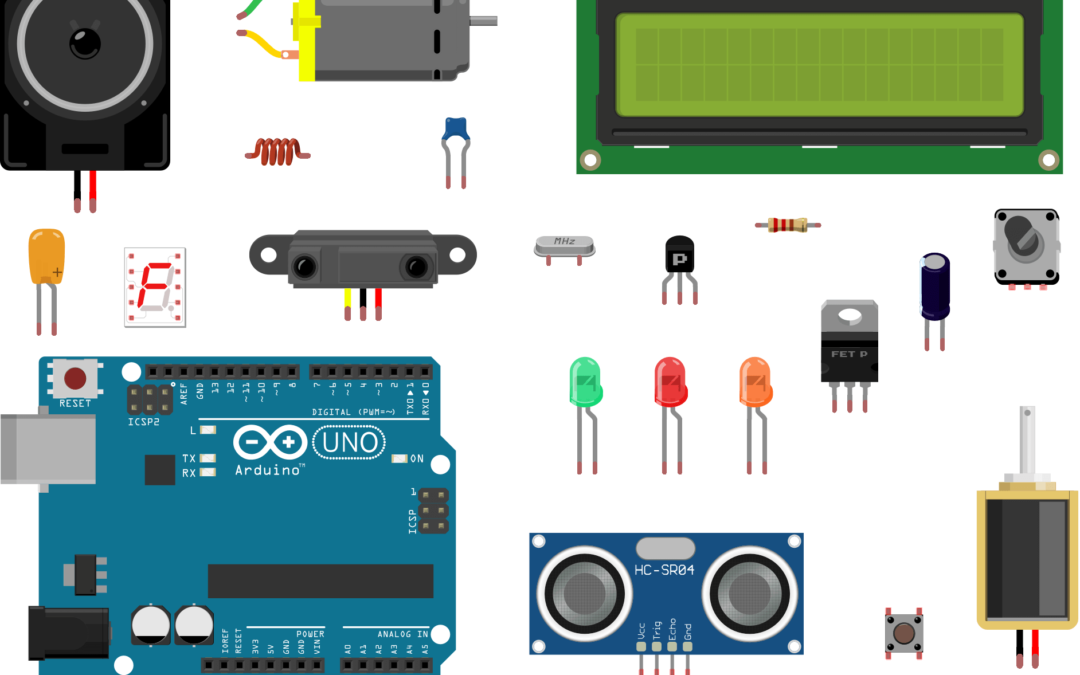 Los distintos componentes de la electrónica