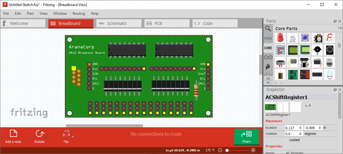 fritzing-pin-connected Criar componentes (mais bonitos) no Fritzing