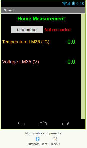 android app inventor 2 for home measurement