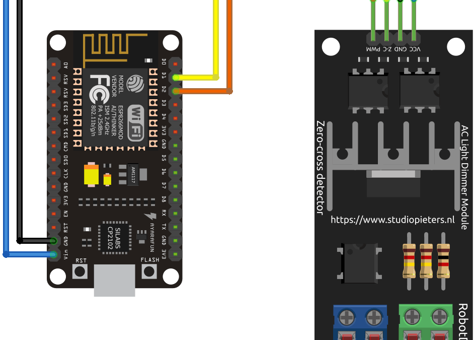 Using an AC Dimmer with ESP8266