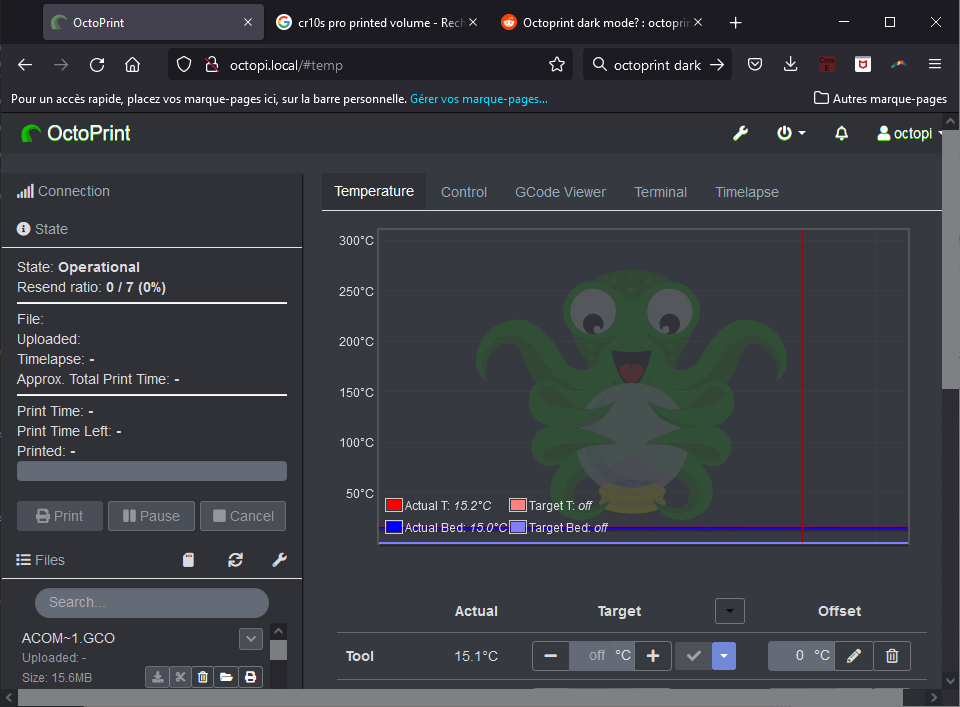 octoprint-connected Installer OctoPi sur Raspberry Pi