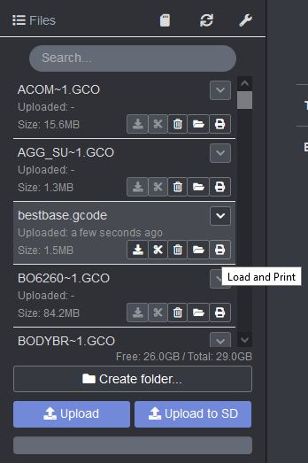 octoprint-upload-print Installer OctoPi sur Raspberry Pi