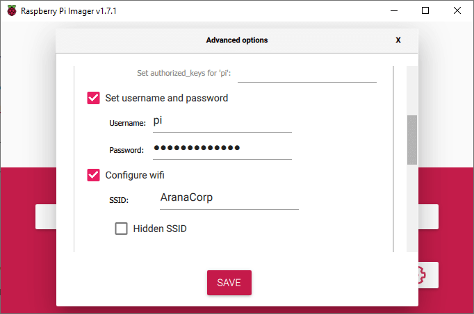 raspberry-pi-imager-options Installer OctoPi sur Raspberry Pi