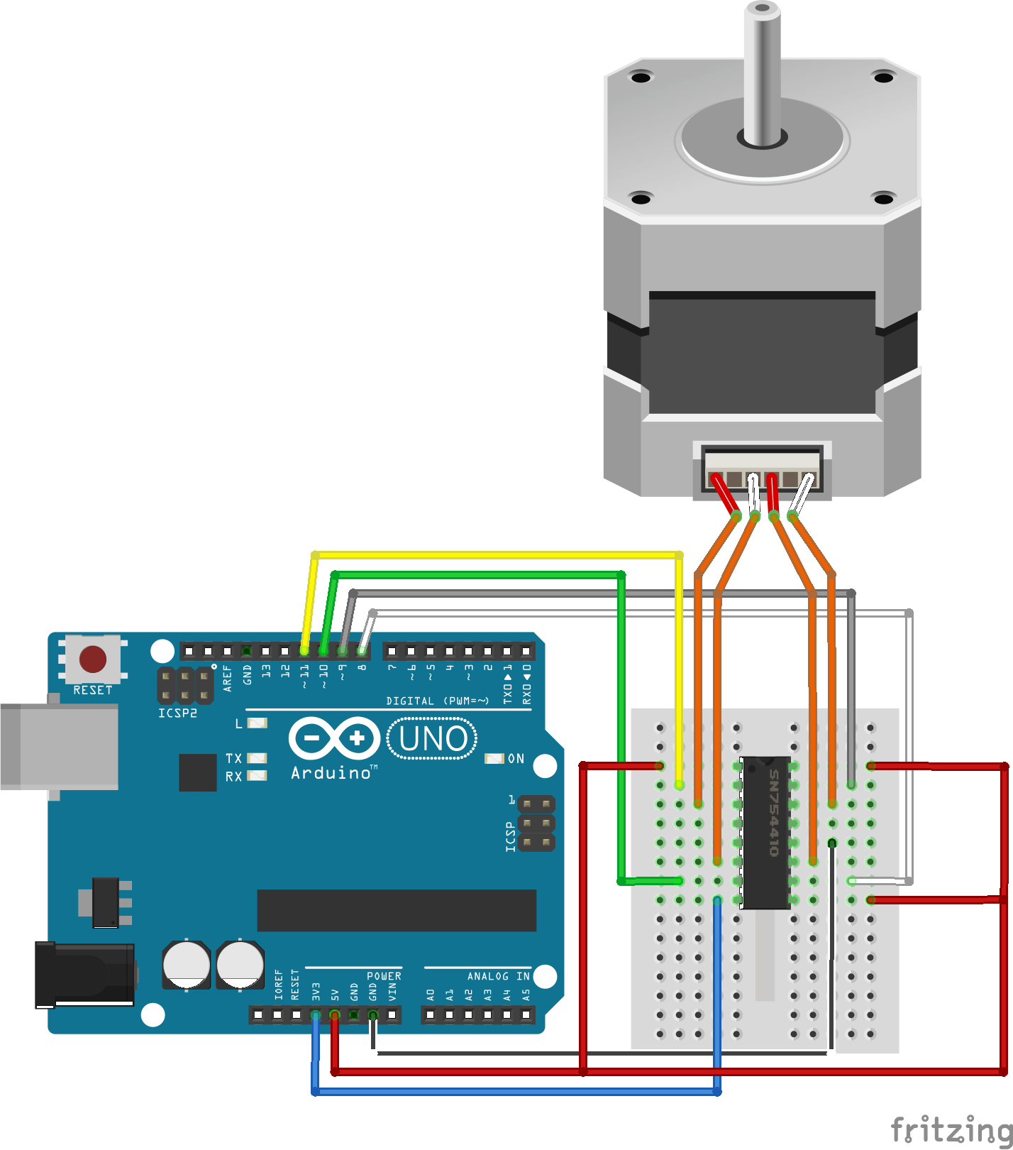 Control A Stepper Motor With Arduino • Aranacorp