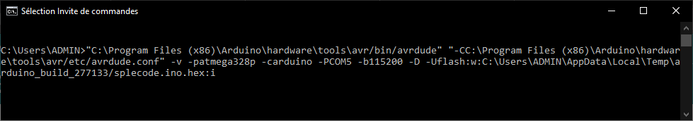 terminal-copy-arduino-upload-command Generating and uploading HEX files to an Arduino