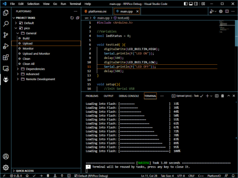 Programación de una Raspberry Pi Pico en C++ con Visual Studio Code ...
