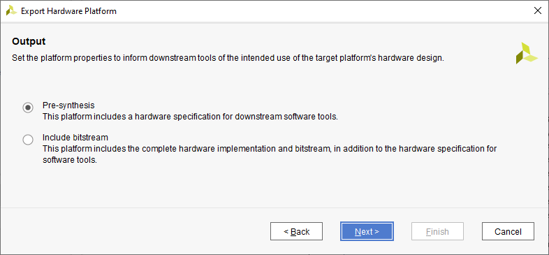vivado-export-hardware-platform1 Get started with TE0720 and Xilinx Vivado