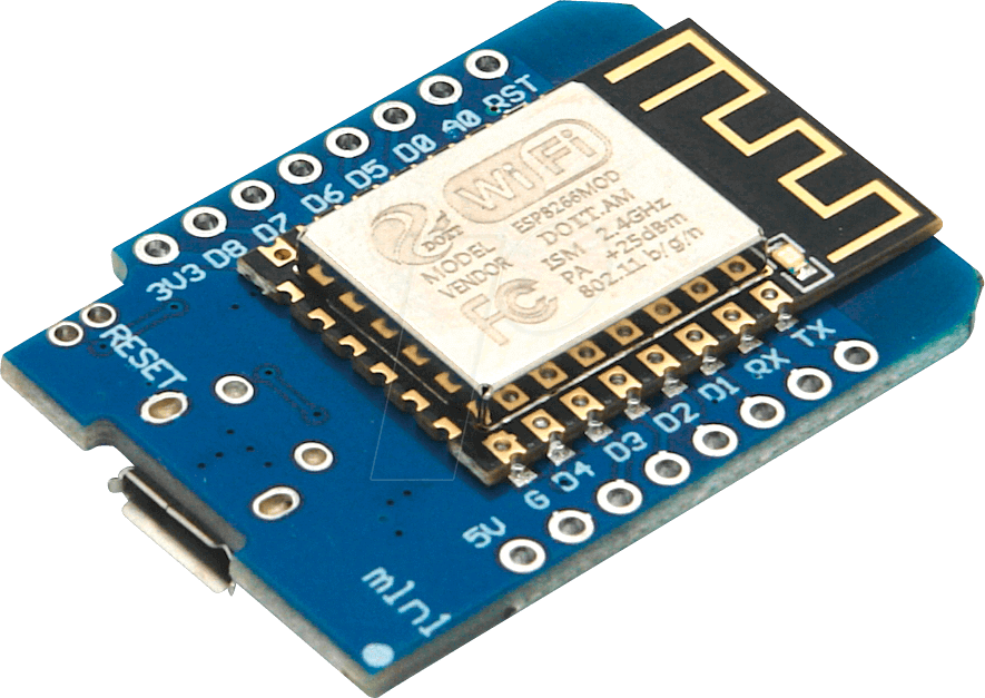 Vue d'ensemble du microcontrôleur Wemos D1 Mini • AranaCorp