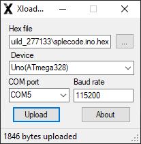 xloader-file-uploaded Generating and uploading HEX files to an Arduino